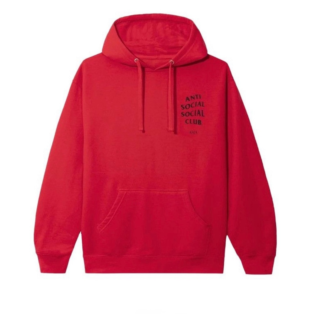 Anti Social Social Club Bold Red Hoodie